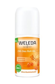 Шариковый дезодорант Weleda 24h Sea Buckthorn Deo Roll-On Облепиха, женский, 50 мл