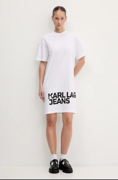 Хлопковое платье Karl Lagerfeld Jeans