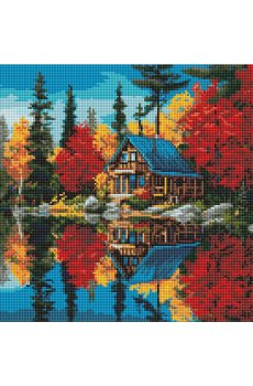 Алмазная мозаика Ideyka Краски над водой, 40*50 см (AMO20052)