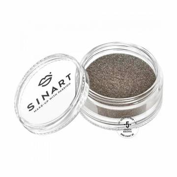 Пигмент для век Sinart Make-Up With Passion, 5 Green Brown, 1 г Пигмент для век Sinart Make-Up With Passion, 5 Green Brown, 1 г