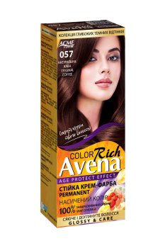 Cтойкая крем-краска для волос Acme Color Avena Rich Color 057 Натуральный кофе, 133 мл