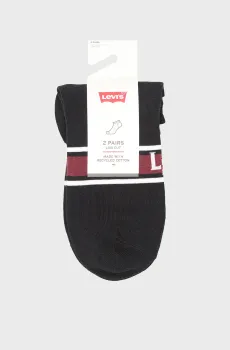 Черные носки (2 пары) Черный 39-42 Levi’s® 701235801;002