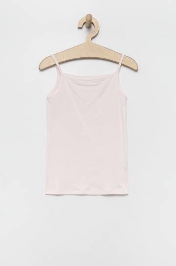 Детский топ United Colors of Benetton (2-pack) цвет розовый Детский топ United Colors of Benetton (2-pack) цвет розовый