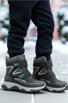 Чоботи для снігу - чорний