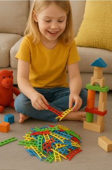 Гра на спритність - драбинки - різнобарвний