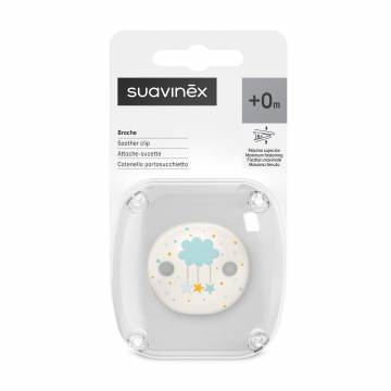 Клипса для пустышки Suavinex Dreams зеленая, с рождения (308235) Клипса для пустышки Suavinex Dreams зеленая, с рождения (308235)