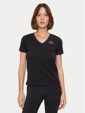 Kappa Футболка Logo Cabou 303H0P0 Чорний Regular Fit Kappa Футболка Logo Cabou 303H0P0 Чорний Regular Fit