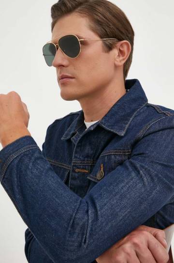 Солнцезащитные очки Ray-Ban 0RBR0101S цвет золотой Солнцезащитные очки Ray-Ban 0RBR0101S цвет золотой
