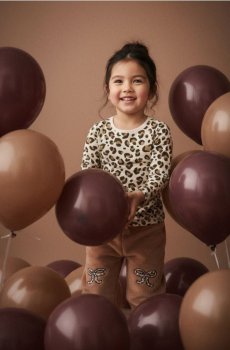 Футболки з довгим рукавом, упаковка 2 шт. - кавовий