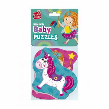 Магнитные беби пазлы Vladi Toys Малыш сможет Фея и единорог, от 1 года, 2 картинки, 13.5*1*27 см (VT3208-30) Магнитные беби пазлы Vladi Toys Малыш сможет Фея и единорог, от 1 года, 2 картинки, 13.5*1*27 см (VT3208-30)