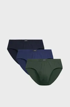 Мужские трусы (3 шт) Разноцветный L Atlantic 3MP-129