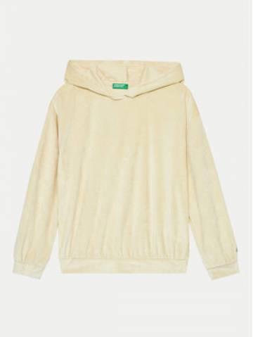 United Colors Of Benetton Світшот 37JBC203V Бежевий Relaxed Fit United Colors Of Benetton Світшот 37JBC203V Бежевий Relaxed Fit
