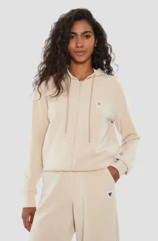 Женское бежевое худи Бежевый L Guess V4YQ06.KCAY2;G1L9
