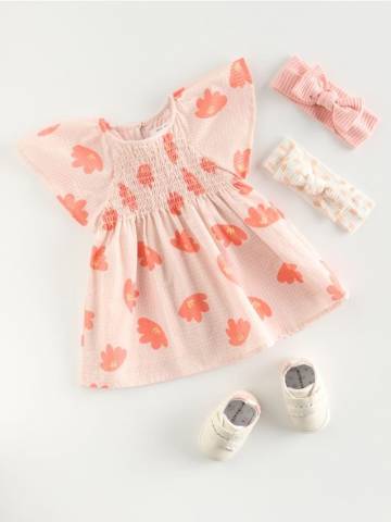 Reserved - BABIES` DRESS - пильно-рожевий - 894CY-39X Reserved - BABIES` DRESS - пильно-рожевий - 894CY-39X