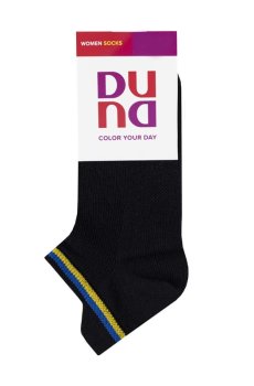 Носки женские Duna 3357 короткие, черные, размер 21-23