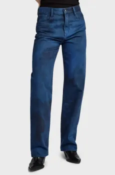 Женские синие джинсы Viktoria High Straight Синий 28-32 G-Star RAW D23959,D338