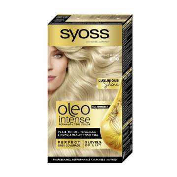 Уценка! Безаммиачная стойкая краска для волос SYOSS Oleo Intense с маслом-активатором 9-10 Яркий блонд, 115 мл Уценка! Безаммиачная стойкая краска для волос SYOSS Oleo Intense с маслом-активатором 9-10 Яркий блонд, 115 мл