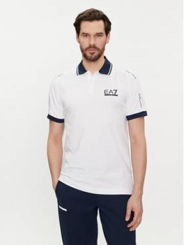 EA7 Emporio Armani Поло 3DPF20 PJ03Z 1100 Білий Regular Fit EA7 Emporio Armani Поло 3DPF20 PJ03Z 1100 Білий Regular Fit
