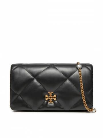 Tory Burch Сумка Kiara Charm Diamiond Quilt 162139 Чорний Tory Burch Сумка Kiara Charm Diamiond Quilt 162139 Чорний