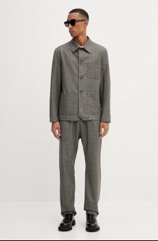 Шерстяной пиджак BARENA VENEZIA Overshirt Visal