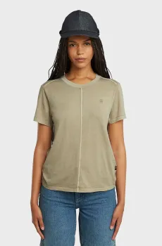 Женская оливковая футболка Overdyed Оливковый M G-Star RAW D24499,B059