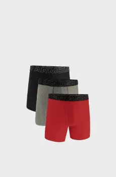 Мужские боксеры (3 шт) M UA Perf Tech 6in Разноцветный S Under Armour 1383878-600