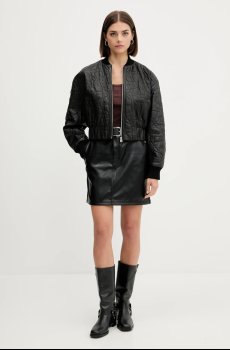 Кожаная куртка HUGO Lesana