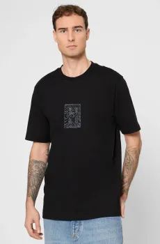 Мужская черная футболка Черный S HUGO 50546804;001