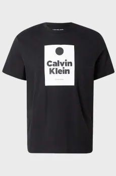 Мужская черная футболка WHOLESALE JEANS GRAPHICS Черный L Calvin Klein Jeans LV14RF807G