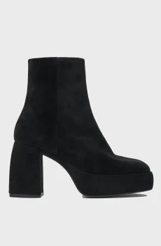 Женские черные замшевые ботильоны Черный 40 Bimba Y Lola 242BZ0627.11000