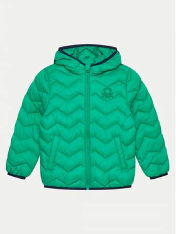 United Colors Of Benetton Пуховик 2TWDGN02V Зелений Regular Fit United Colors Of Benetton Пуховик 2TWDGN02V Зелений Regular Fit