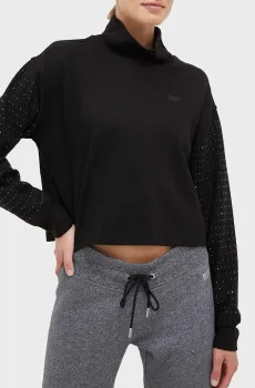 Женский черный свитшот Черный L DKNY DP3T9377