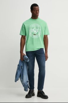 Хлопковая футболка Lacoste