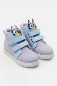 Високі кеди на липучці Bluey - Фіолетовий