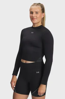 Женский черный лонгслив UA Vanish Seamless LS Черный M Under Armour 6000645-004
