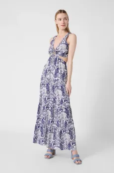 Женский сарафан с узором Разноцветный 36 Naf Naf XENR269A