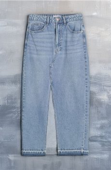 Ажурна спідниця - синій