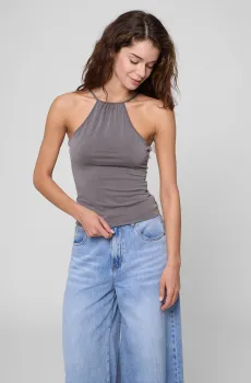 Женский серый топ Серый XS PRPY PWTOPGOK0015