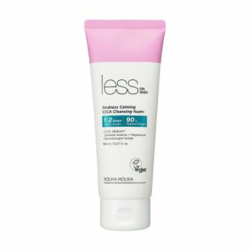 Пенка для умывания Holika Holika Less on Skin Redness Calming Cleansing Foam с центеллой, 150 мл Пенка для умывания Holika Holika Less on Skin Redness Calming Cleansing Foam с центеллой, 150 мл