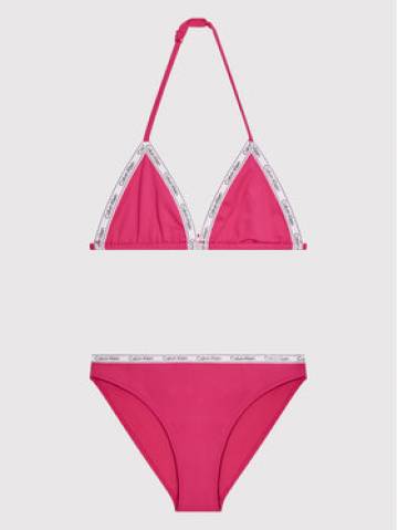 Calvin Klein Swimwear Купальник Logo Tape KY0KY00008 Рожевий Calvin Klein Swimwear Купальник Logo Tape KY0KY00008 Рожевий