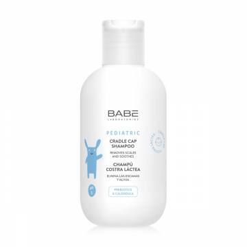 Детский шампунь BABE Laboratorios Pediatric Cradle Cap Shampoo против себорейных корочек, 200 мл Детский шампунь BABE Laboratorios Pediatric Cradle Cap Shampoo против себорейных корочек, 200 мл