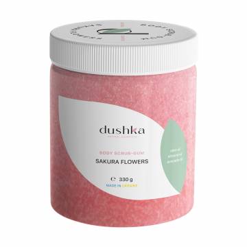 Скраб-жвачка для тела Dushka Sakura Flowers Body Scrub-Gum, 330 г Скраб-жвачка для тела Dushka Sakura Flowers Body Scrub-Gum, 330 г
