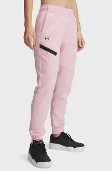 Женские розовые спортивные брюки Unstoppable Flc Jogger Розовый L Under Armour 1379846-647
