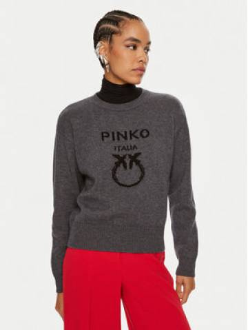 Pinko Светр Burgos 100414 Y7Z4 Сірий Regular Fit Pinko Светр Burgos 100414 Y7Z4 Сірий Regular Fit
