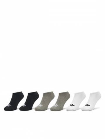 adidas Набір з 6 низьких шкарпеток unisex Trefoil Liner IJ5625 Кольоровий adidas Набір з 6 низьких шкарпеток unisex Trefoil Liner IJ5625 Кольоровий