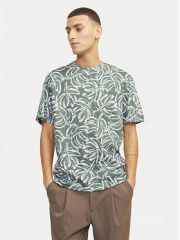 Jack&Jones Футболка Lafayette 12250434 Зелений Relaxed Fit Jack&Jones Футболка Lafayette 12250434 Зелений Relaxed Fit