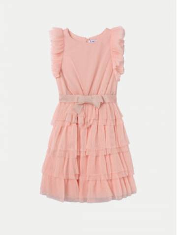 Mayoral Елегантне плаття 6943 Рожевий Regular Fit
