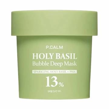 Пузырьковая маска для глубокой очистки пор P.Calm Holy Basil Bubble Deep Mask, 90 г