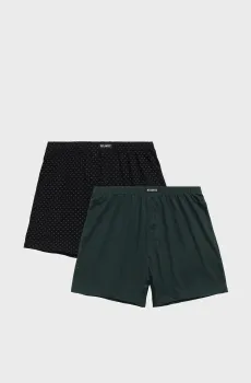 Мужские трусы с узором (2 шт) Разноцветный M Atlantic 2MBX-059