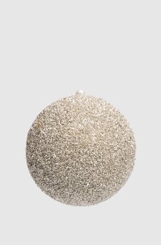 Елочный шар с кристаллами